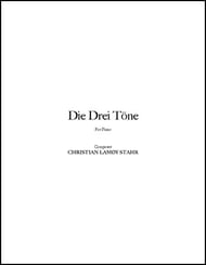 Die Drei Tone piano sheet music cover Thumbnail